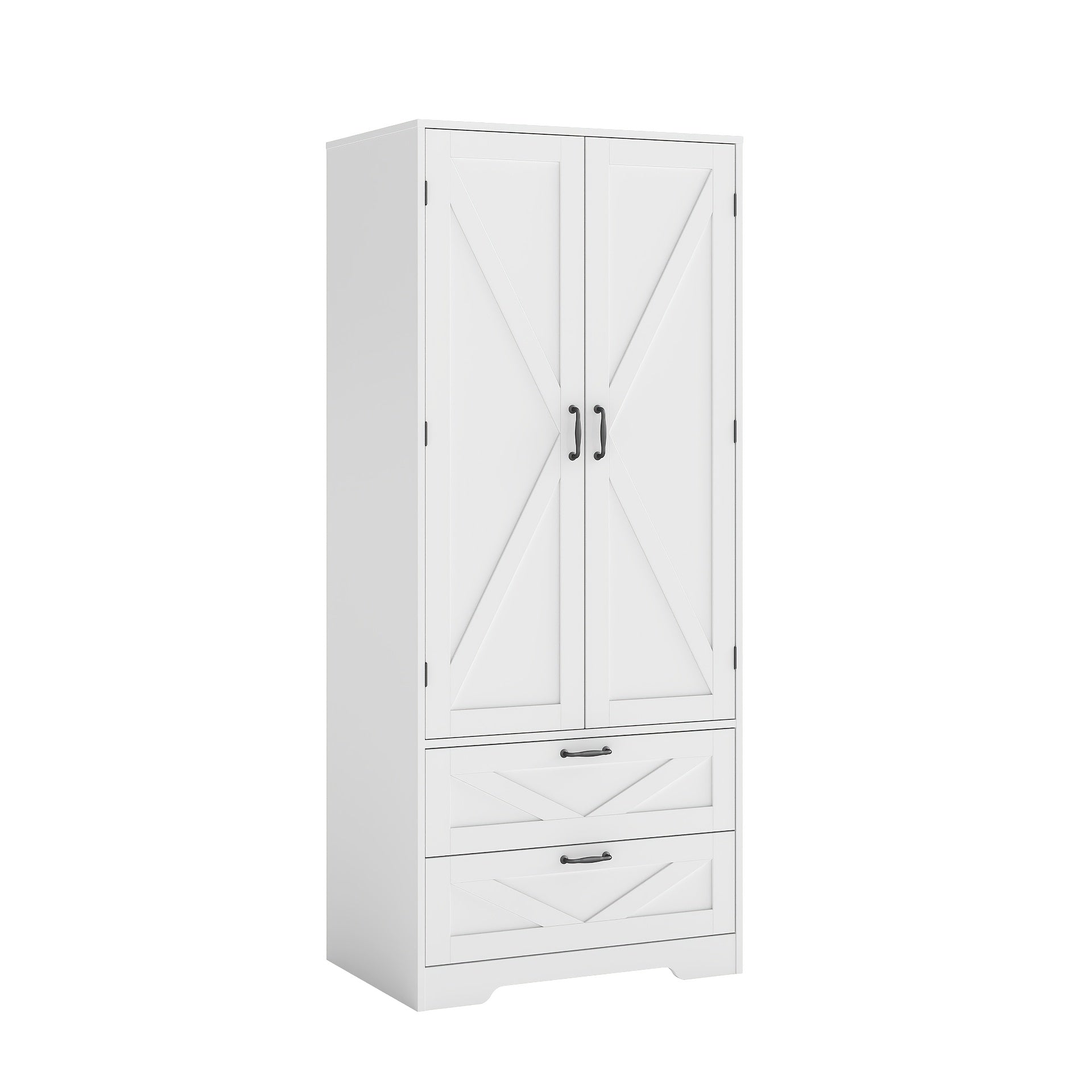 Armoire Wardrobe Closet with Doors, 65.3\