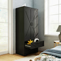 Armoire Wardrobe Closet with Doors, 65.3\