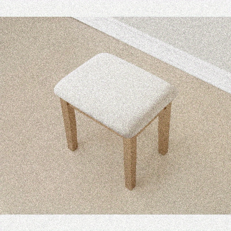 Glamorous Makeup Vanity Table and Stool Set in Golden Finish, Ideal for Bedroom, Dressing Room, Vanity Area, Elegant and Stylish, Perfect for Personal Grooming, Compact Design